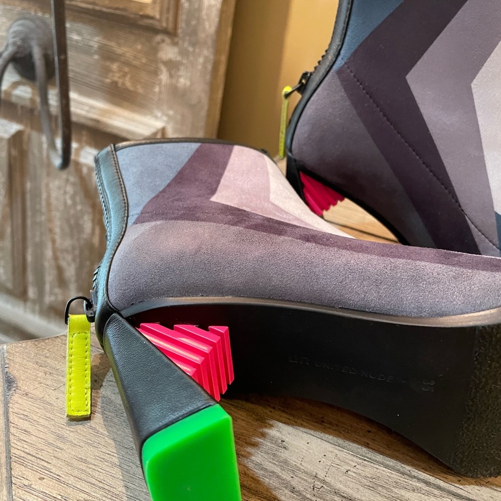 United Nude Stylish Women's Multicolor Ankle Boots size 5 - Picture 3 of 5